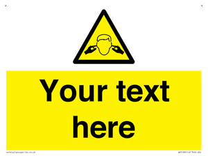 Custom Noise Hazard Sign